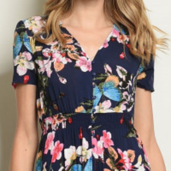 Twilight Garden Butterflies & Plumerias Dress! <3 - Picture 4 of 7